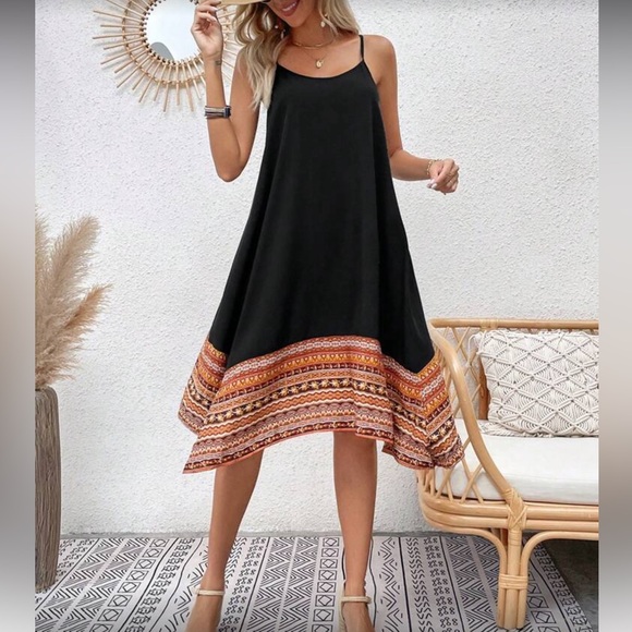 Boho geo print cami dress - Picture 6 of 6